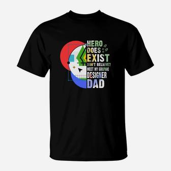 Meet My Graphi Designer Dad Jobs Gifts T-Shirt - Thegiftio UK