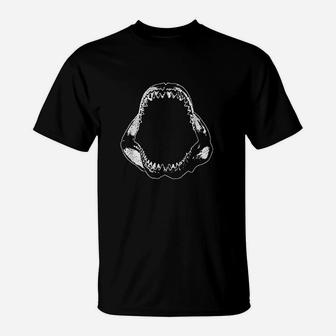 Megalodon Jaw Funny Shark Teeth Collector T-Shirt | Crazezy DE