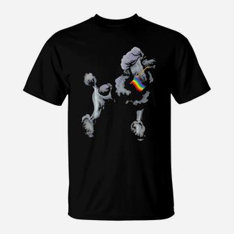 Men Women Kids Gay Pride Flag Poodle Lgbt Pride T-Shirt - Monsterry