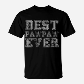 Mens Best Pawpaw Shirt Father's Day Gift From Daughter Dog Dad T-Shirt | Crazezy DE