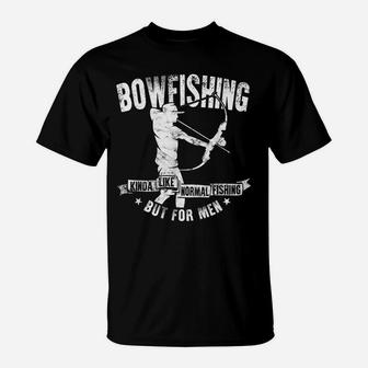 Mens Bowfishing, Bow Hunting For Fish T-Shirt | Crazezy CA
