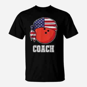 Mens Bowling Coach Jersey, Gift For Ten Pin Bowler & Coaches T-Shirt | Crazezy AU