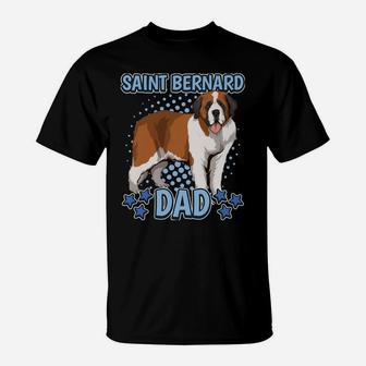 Mens Boys Saint Bernard Dad Dog Owner Quote St Bernard T-Shirt | Crazezy