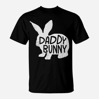 Mens Daddy Bunny Matching Father Dad Papa Men Easter Day T-Shirt | Crazezy