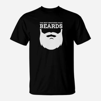 Mens Funny Brother Beard Saying Gift For A Brother T-Shirt - Thegiftio UK