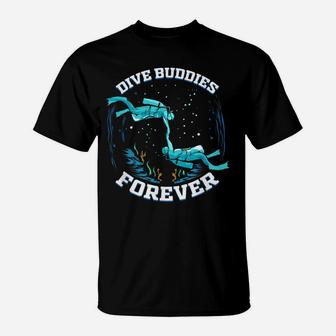 Mens Scuba Dive Buddy Gift For Diver Scuba Diving Friend Fist T-Shirt | Crazezy
