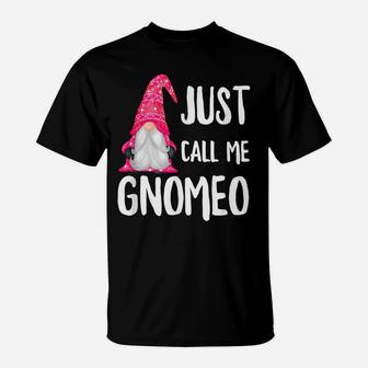 Mens Valentine Day Cute Gnomeo Lover Funny Gnome Love Gift T-Shirt | Crazezy