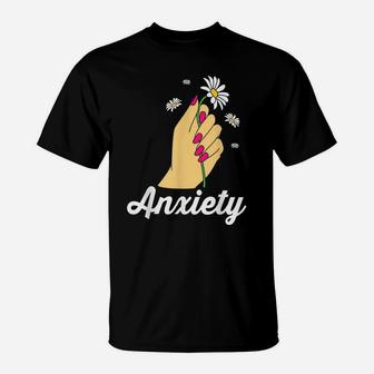 Mental Health Awareness Flower For Women Anxiety T-Shirt | Crazezy CA