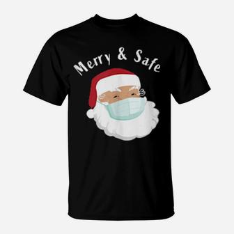 Merry And Safe Santa T-Shirt - Monsterry DE