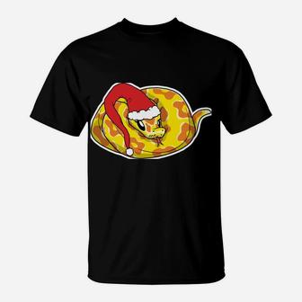 Merry Christmas Ball Python Tee | Snake Lover Sweatshirt T-Shirt | Crazezy AU