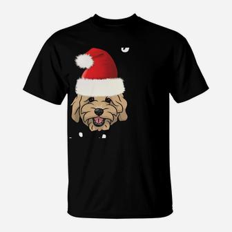 Merry Christmas Goldendoodle Funny Golden Doodle Dog Gift T-Shirt | Crazezy UK