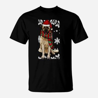 Merry Christmas Ornament Anatolian Shepherd Dog Xmas Santa T-Shirt | Crazezy UK