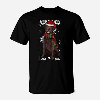 Merry Christmas Ornament Chesapeake Bay Retriever Xmas Santa Sweatshirt T-Shirt | Crazezy