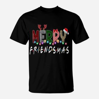 Merry Friendsmas Friends Christmas Shirt Matching Xmas Gift T-Shirt | Crazezy AU