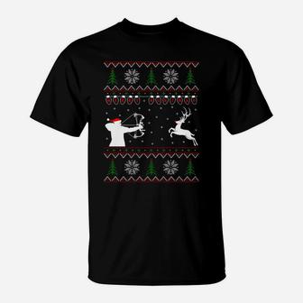 Merry Huntmas Deer Hunting Christmas Sweater Sweatshirt T-Shirt | Crazezy DE