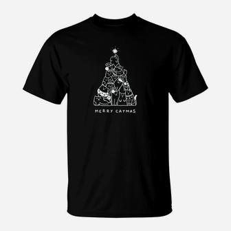 Merry Woofmas Funny Dogs Christmas Tree Xmas Gift Sweatshirt T-Shirt | Crazezy UK