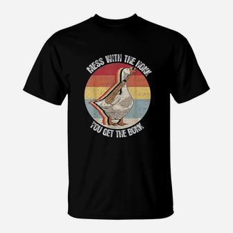 Mess With The Honk You Get The Bonk Goose T-Shirt | Crazezy DE