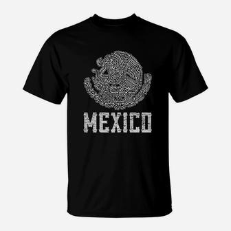 Mexican Eagle Coat Of Arms Mexico T-Shirt | Crazezy