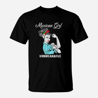 Mexican Girl Unbreakable T-Shirt | Crazezy AU