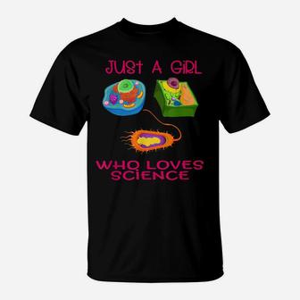 Microbiology Science Biology Teacher Student Cell Girls Kids T-Shirt | Crazezy CA