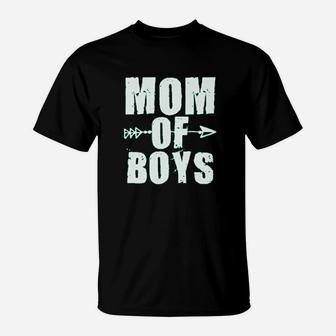 Mom Of Boys Cute T-Shirt | Crazezy UK