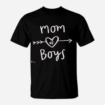 Mom Of Boys T-Shirt | Crazezy
