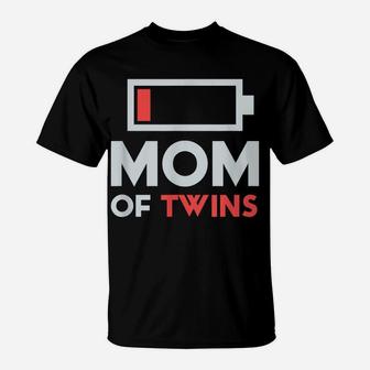 Mom Of Twins Shirt Gift From Son Daughter Twin Mothers Day T-Shirt | Crazezy AU
