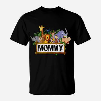 Mommy Zoo Birthday Family Costume Party Theme T-Shirt | Crazezy AU