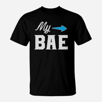 My Bae Valentine Gift Happy Valentines Day T-Shirt - Seseable