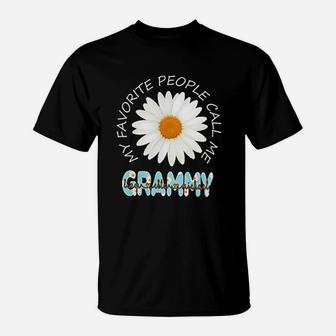 My Favorite People Call Me Grammy T-Shirt | Crazezy AU
