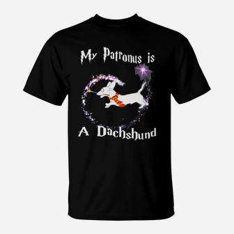 My Patronus Is A Dachshund T-Shirt - Monsterry DE