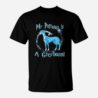 My Patronus Is A Greyhound Dog Lovers T-Shirt | Crazezy UK
