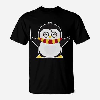 My Patronus Is A Penguin - Cute Design For Book Lovers T-Shirt | Crazezy DE