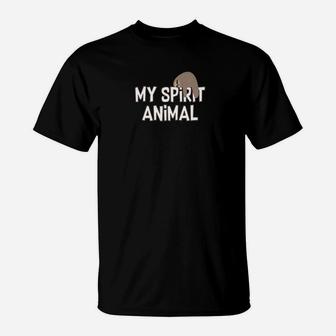 My Spirit Animal Sloth Funny Cute Animal Lover Gift T-Shirt - Thegiftio UK