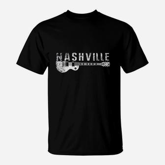 Nashville Guitar Music Country T-Shirt | Crazezy CA