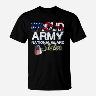 National Freedom Day Sister Proud Army National Guard T-Shirt - Seseable