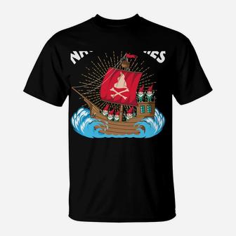Nauti Gnomies Sailing Nordic Pirate Gnomes Sweatshirt T-Shirt | Crazezy UK
