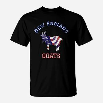 New England Super Funny Football Goat T-Shirt - Thegiftio UK