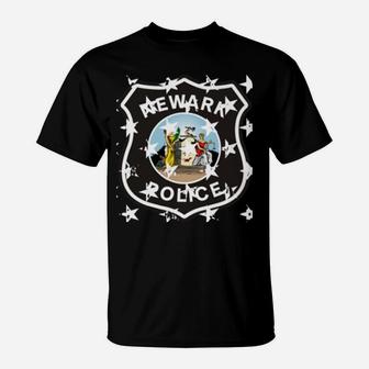 Newark Police Department American Flag T-Shirt | Crazezy DE