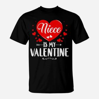 Niece Is My Valentine Matching Family Mommy T-Shirt - Monsterry