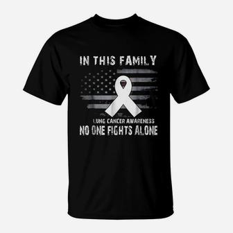 No One Fights Alone T-Shirt | Crazezy