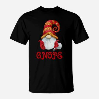 Nordic Gnome Christmas Gnope - Garden Gnome Merry Christmas T-Shirt | Crazezy