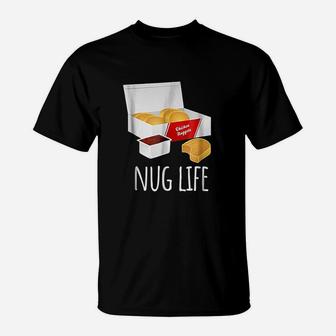 Nug Life Chicken Nuggets T-Shirt | Crazezy