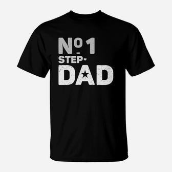 Number One Step Dad Shirt Best Step Dad Gift T-Shirt - Thegiftio UK