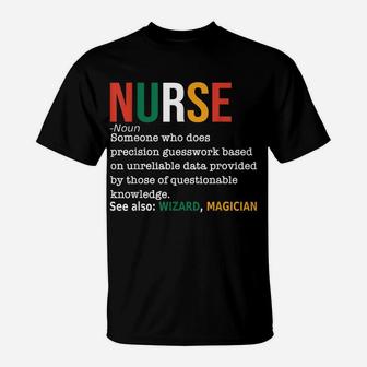 Nurse Definition Noun Funny Nurse Nursing School T-Shirt | Crazezy CA