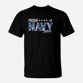 Nwu Proud Navy Mother For Moms Of Sailors And Veterans T-Shirt | Crazezy UK