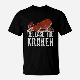 Octopus Release The Kraken T-Shirt | Crazezy
