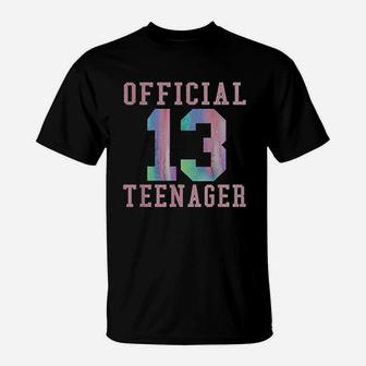 Official Teenager Sweet 13Th Birthday Gift For Girls T-Shirt | Crazezy DE