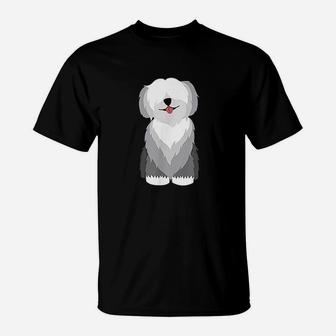 Old English Sheepdog Puppy | Dog Lover Gift T-Shirt | Crazezy