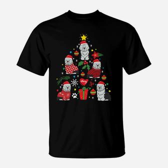Old English Sheepdog Sheepie Christmas Ornament Tree Gift T-Shirt | Crazezy UK